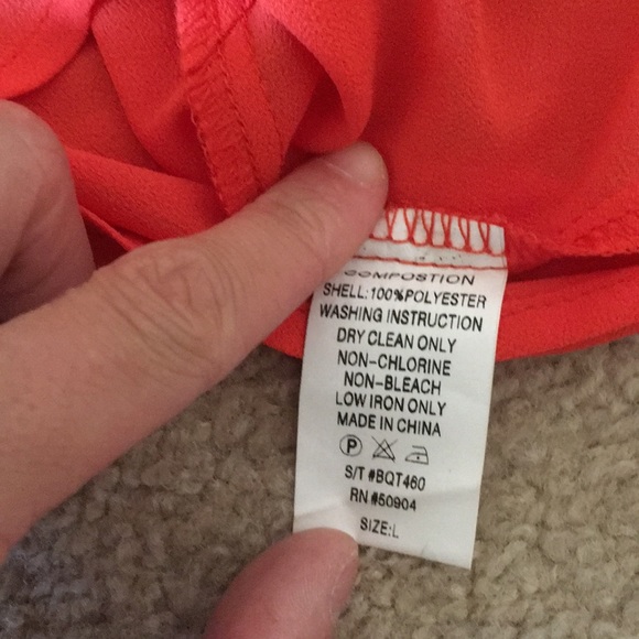 **2/$15 Sleeveless blouse button up cutout back** - Picture 5 of 5